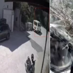 Evin avlusundaki agac kamyonetin uzerine devrildi 3BPGR6Yc